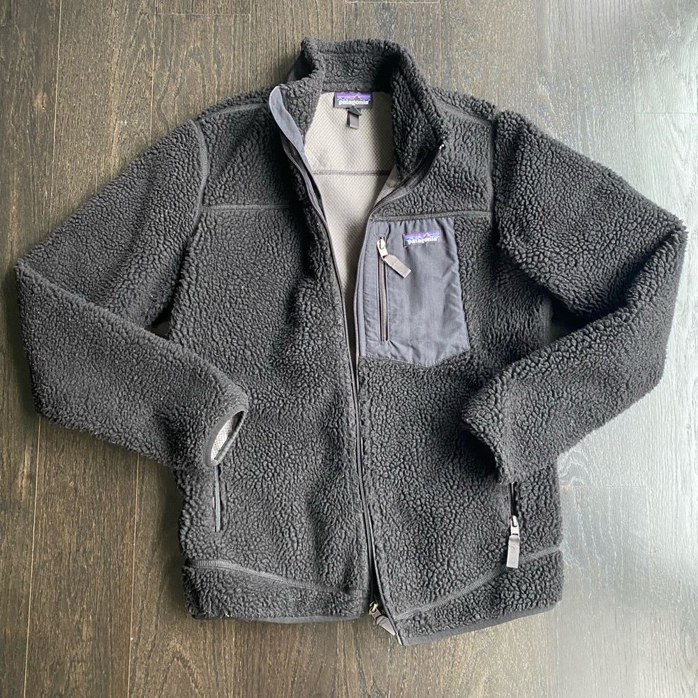 Patagonia Women’s Retro X Fleece Jacket Size Medium Black